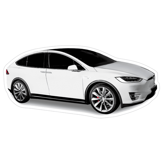 Tesla Model X Electric EV SUV Vinyl Decal / Sticker