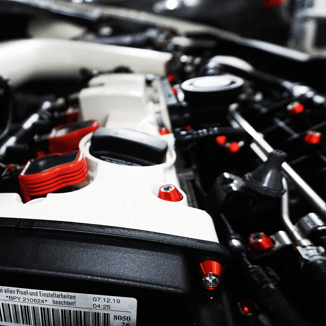 ZSPEC "Stage 3" Dress Up Bolts® Fastener Kit for '05-10 VW Golf MK5, Stainless & Billet