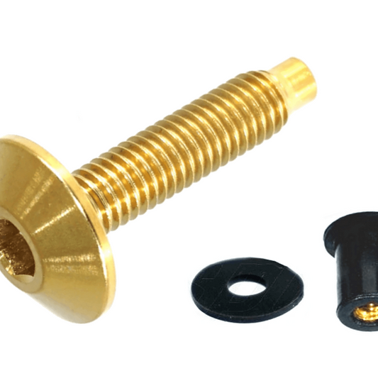 ZSPEC Body Kit Fastener, Low-Profile M5x20mm Titanium w/Well Nut, Sold per Each