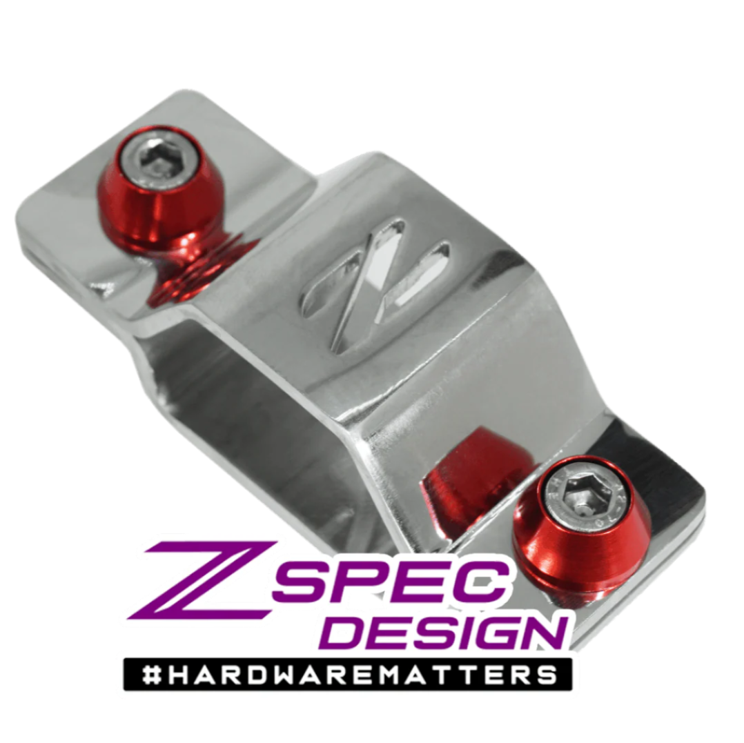 ZSPEC Battery Cable Bracket for '90-99 Nissan 300zx Z32, Polished Stainless