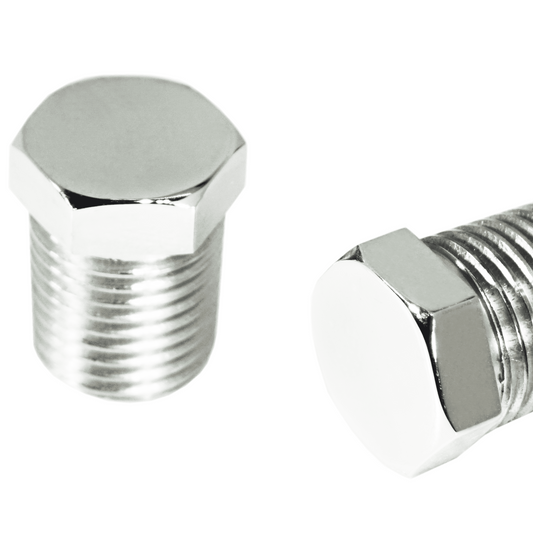 ZSPEC Polished Plenum PCV/Hole-Filler Bolts for Nissan Z32 300zx, One Pair