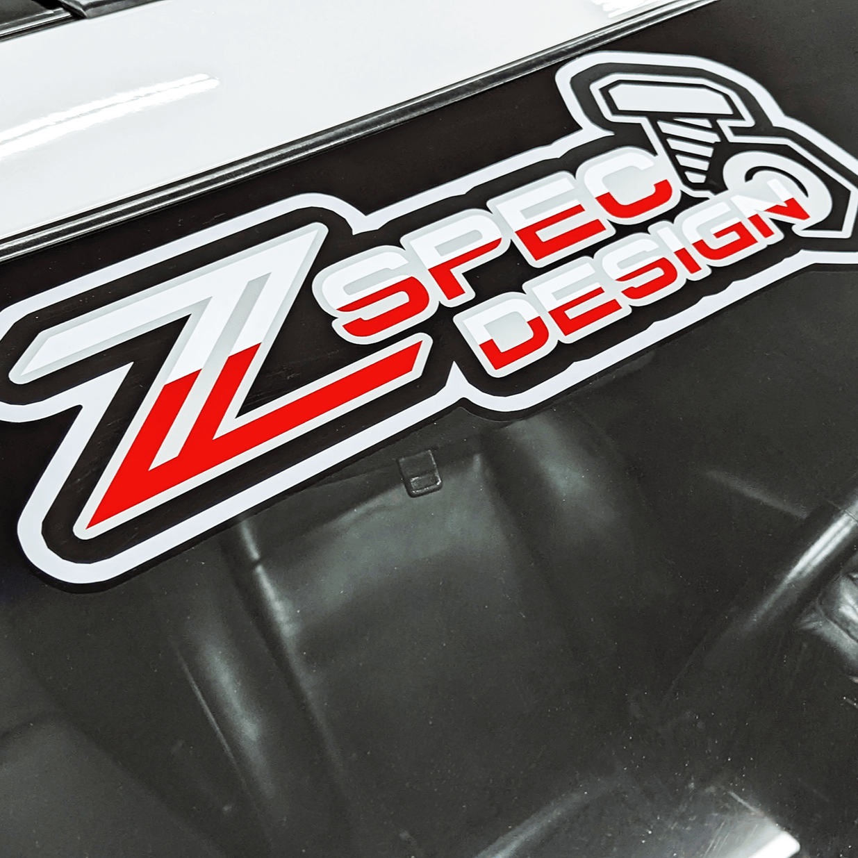 Windshield Banner, ZSPEC Design, Vinyl Sticker Decal, ~16" x  6"