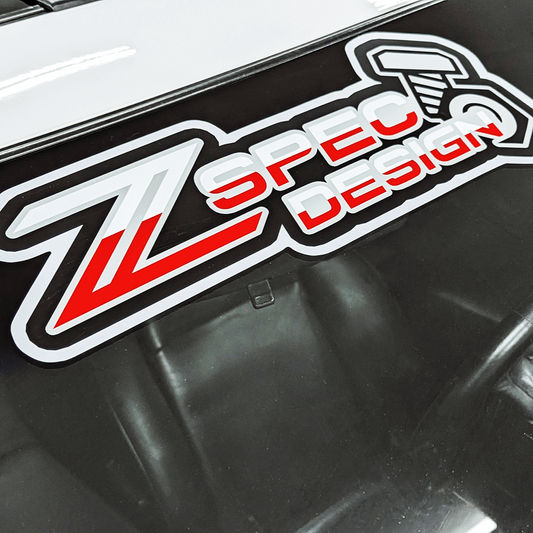 Windshield Banner, ZSPEC Design, Vinyl Sticker Decal, ~16" x  6"