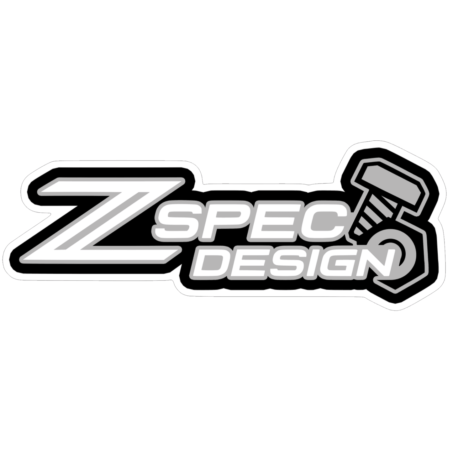Windshield Banner, ZSPEC Design, Vinyl Sticker Decal, ~16" x  6"