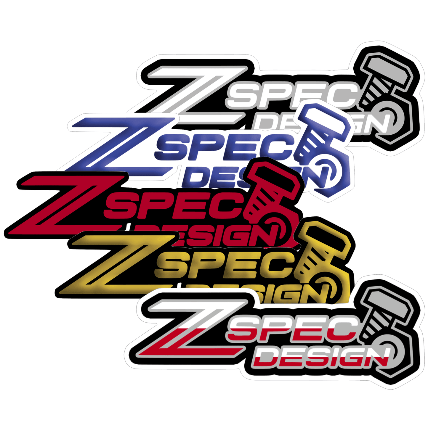 Windshield Banner, ZSPEC Design, Vinyl Sticker Decal, ~16" x  6"